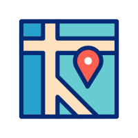 Noblehill Chippy Dumfries map